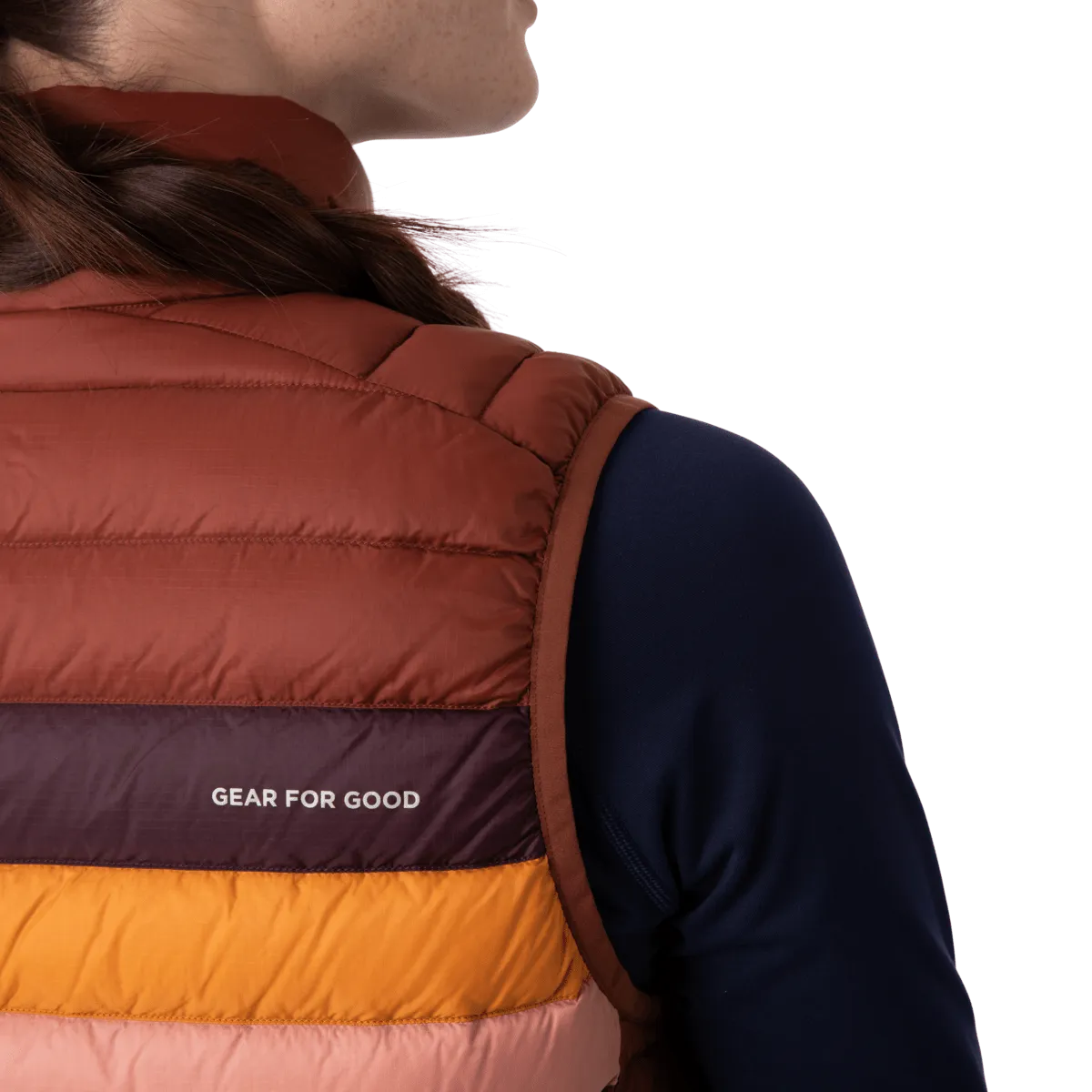 Cotopaxi W Fuego Down Vest BLVIS Blue Violet Stripes Cotopaxi W Fuego Down Vest BLVIS Blue Violet Stripes