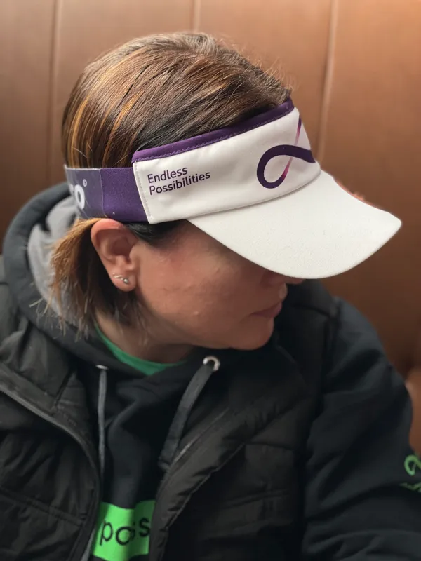 TerraLoco 360 Logo'd Visor White